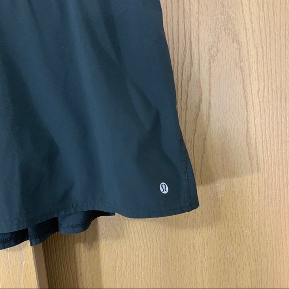 Lululemon Run Speed Skirt Black Womens Size 10 - Picture 3 of 5